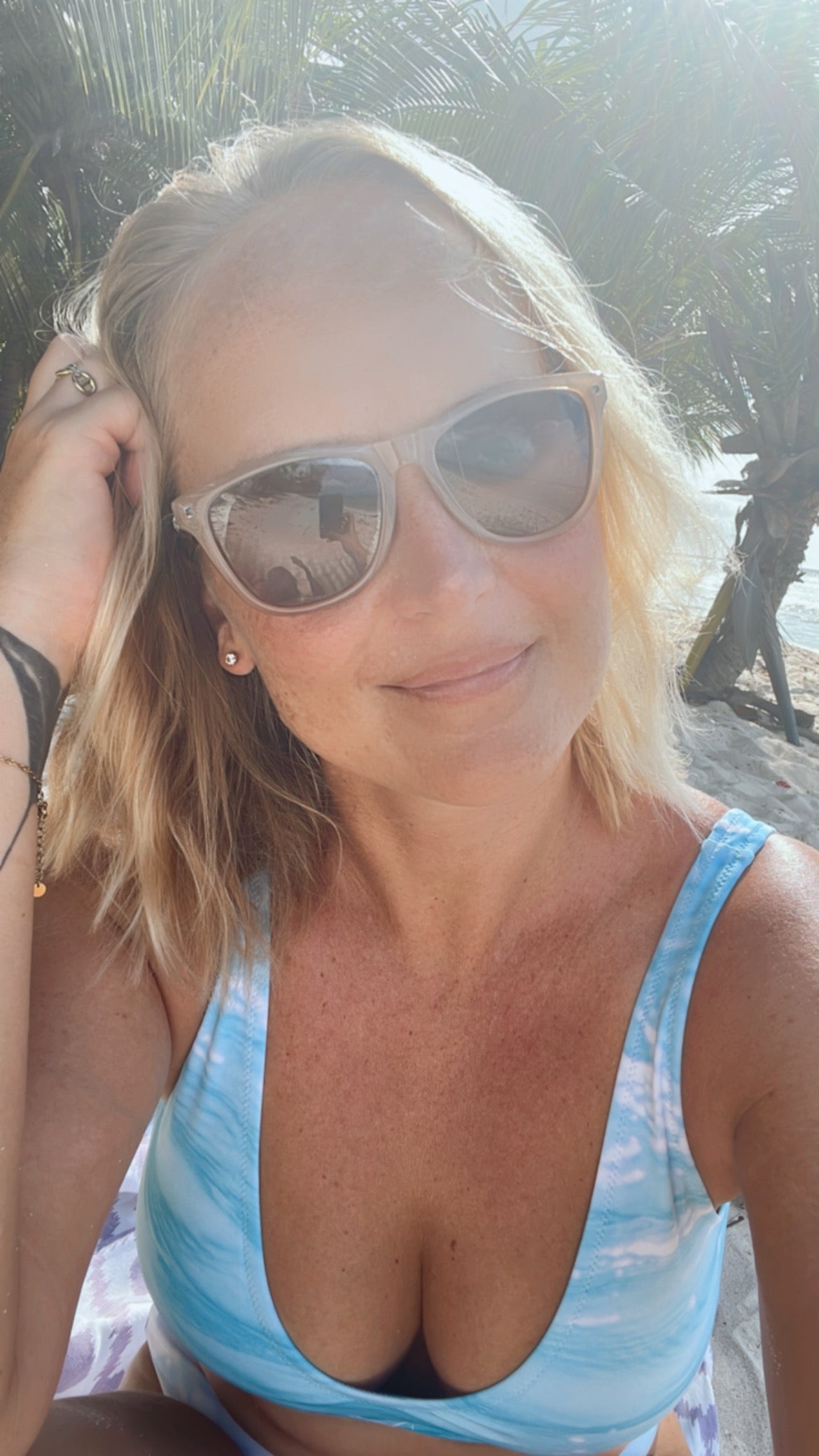 Recycled padded bikini top