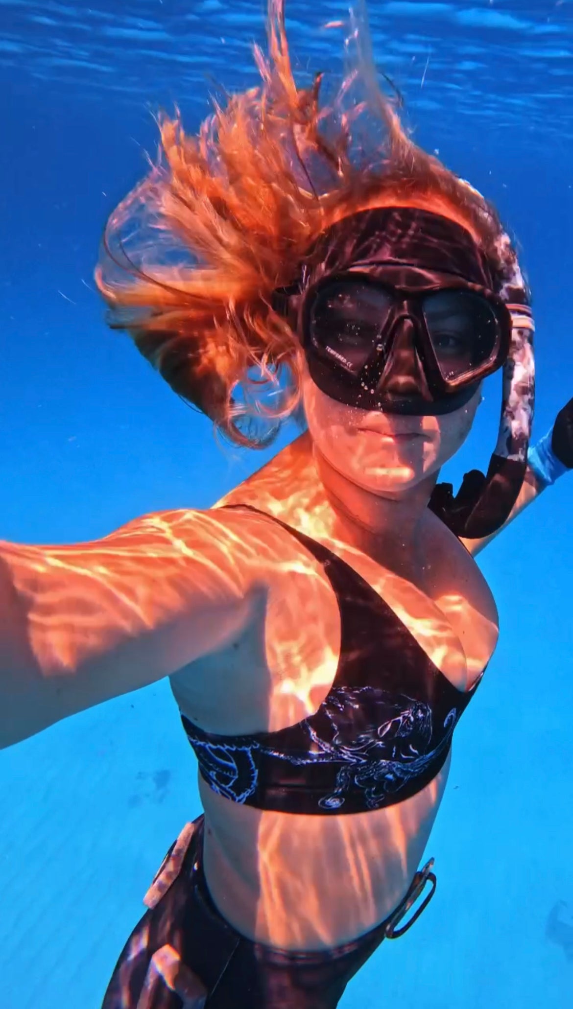 Sea Cat (Octopus) Recycled high-waisted bikini