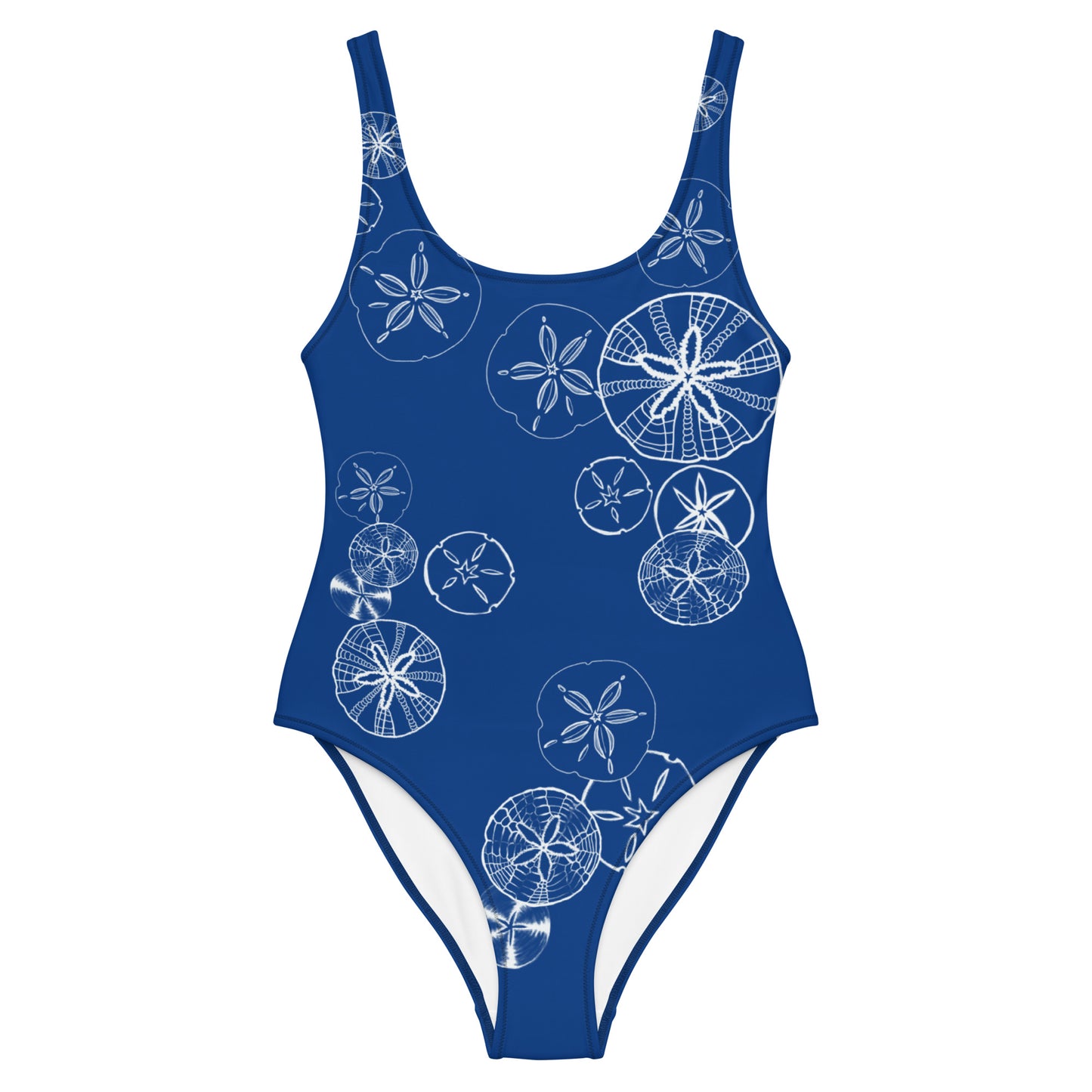 Sand Dollar One-Piece Swimsuit in Cobalt Blue