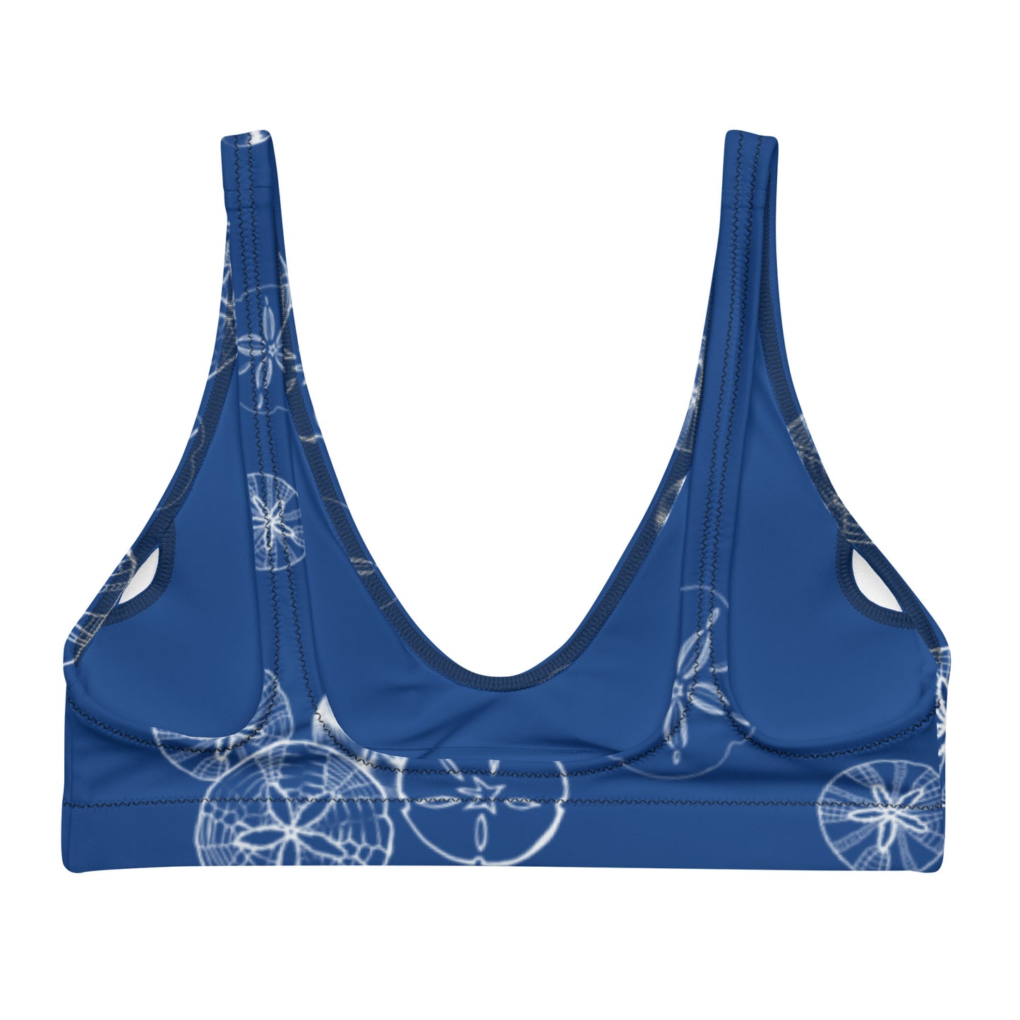 Sand Dollar Recycled Materials Bikini Top