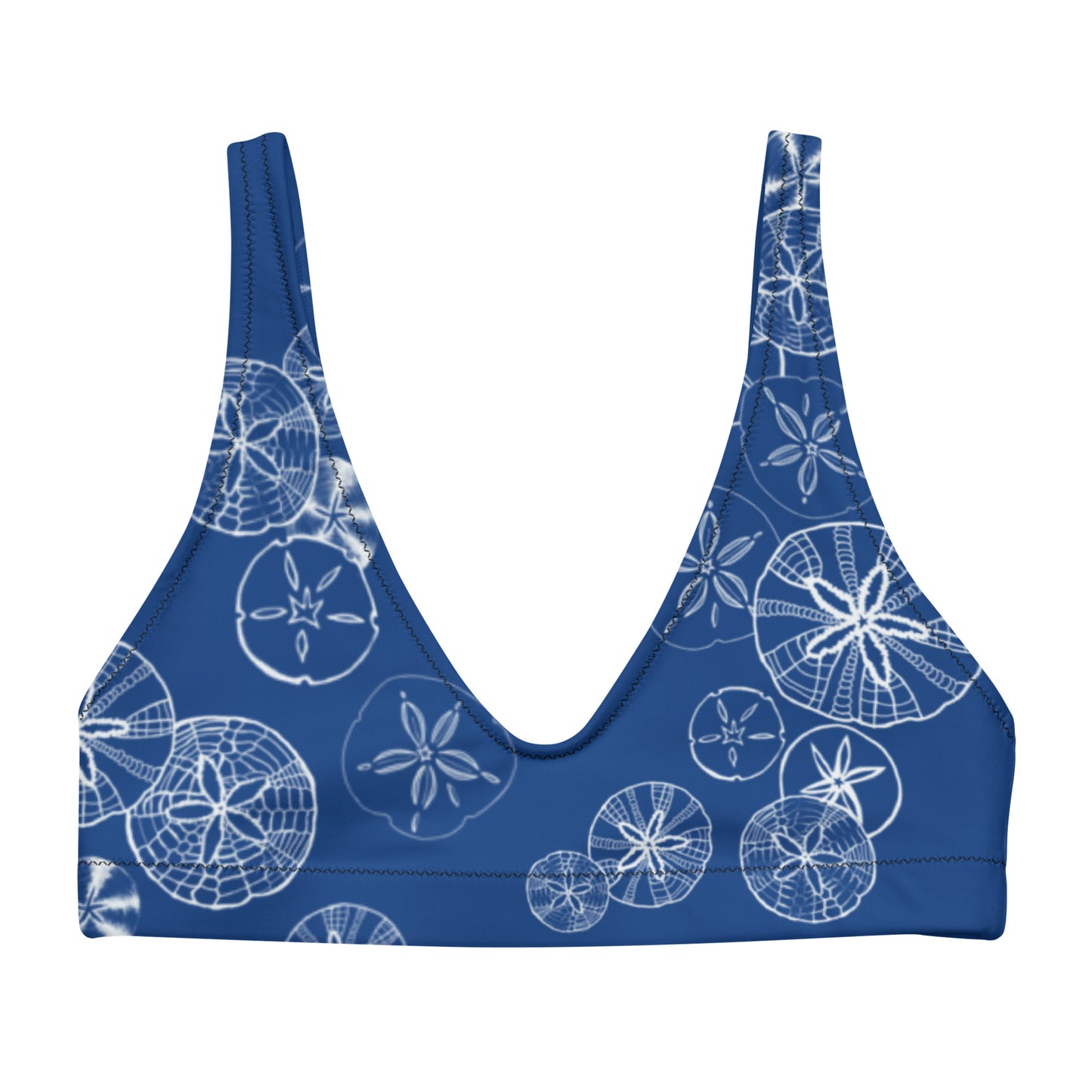 Sand Dollar Recycled Materials Bikini Top