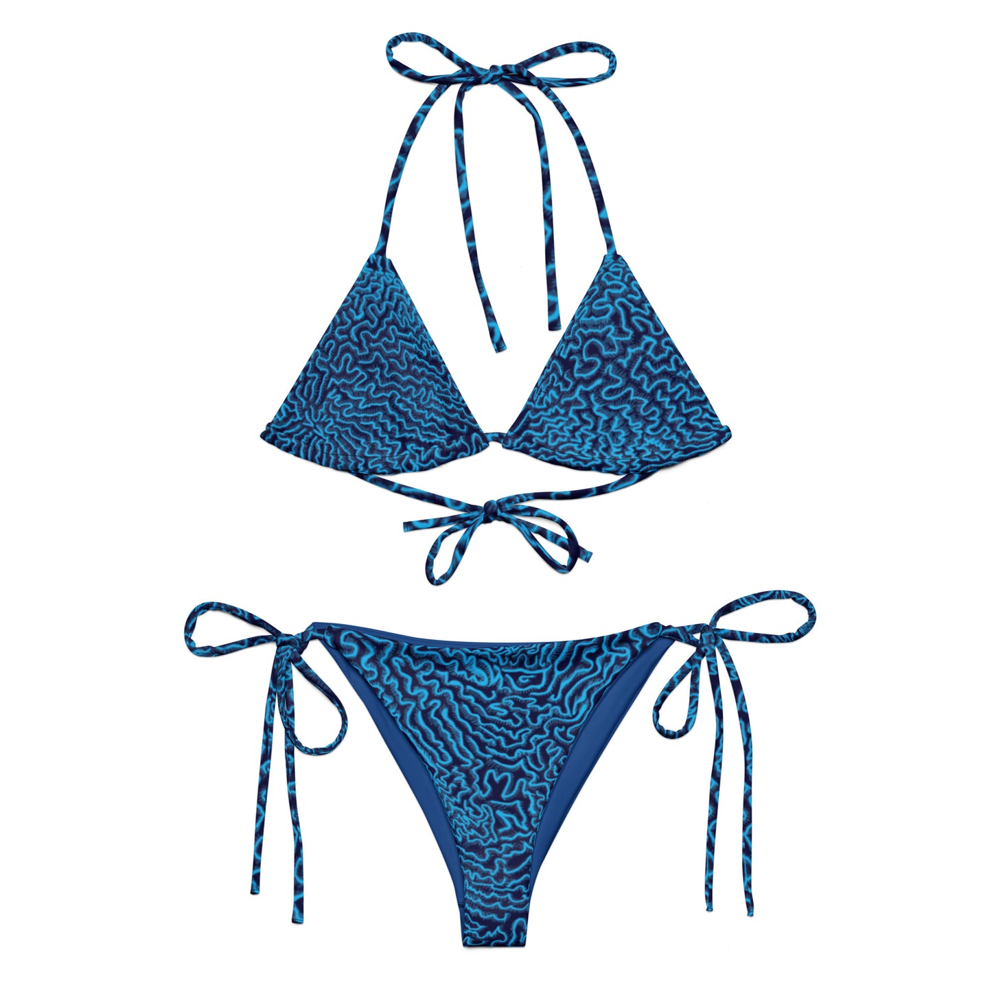 Coralie Recycled Materials Triangle Bikini