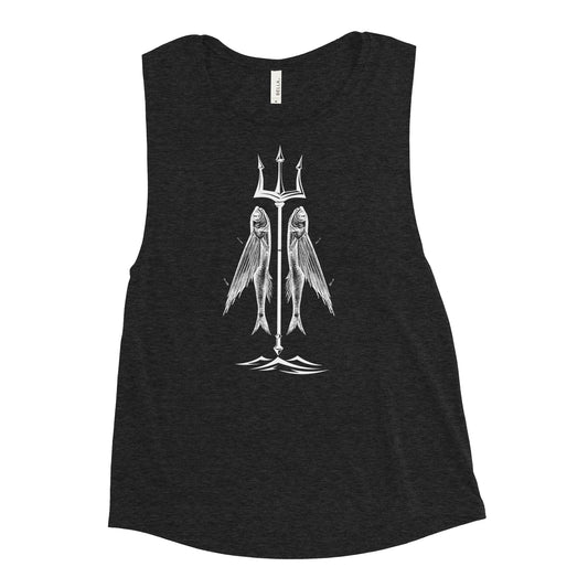 Flyingfish Trident Ladies’ Muscle Tank - plain