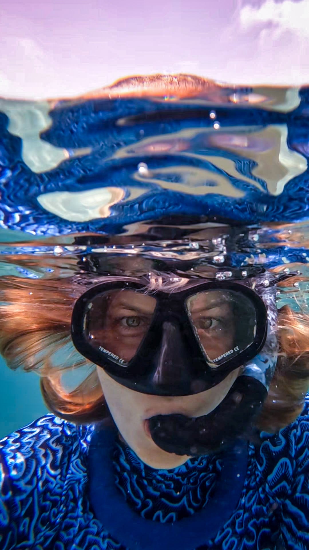 Coralie Recycled Materials Crop Rash Guard