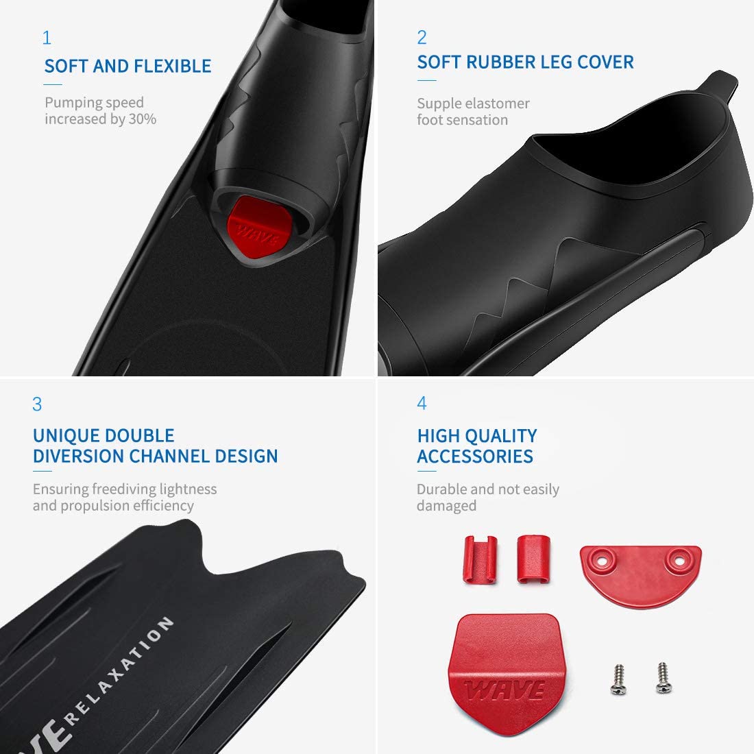Wave Freediving Fins