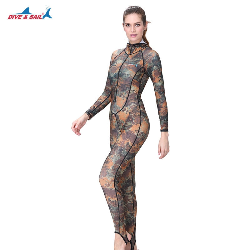 Camouflage Rash Guard Suit