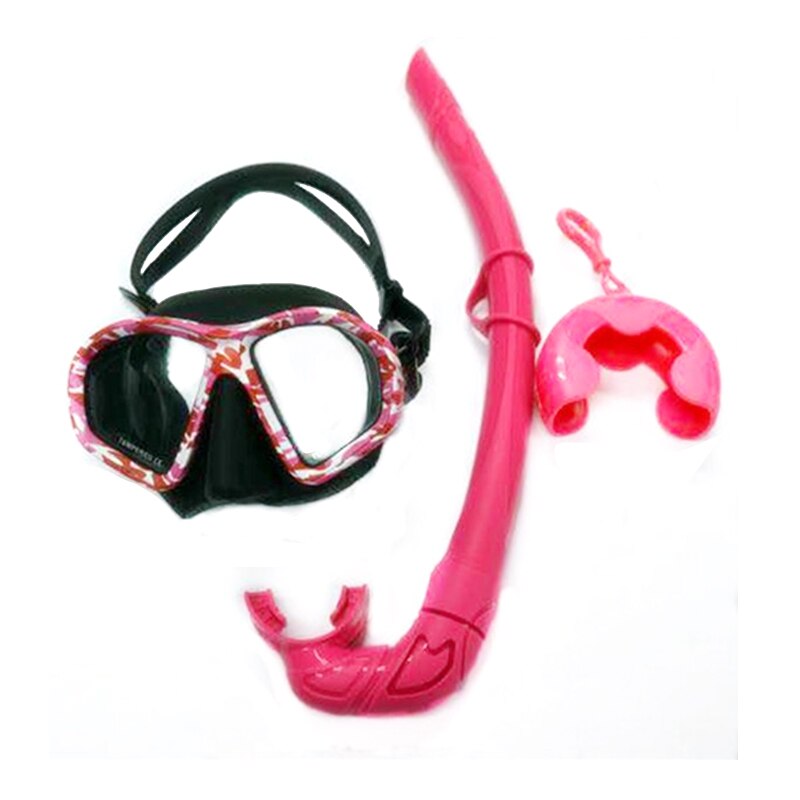 Freediving Mask And Soft Snorkel Set