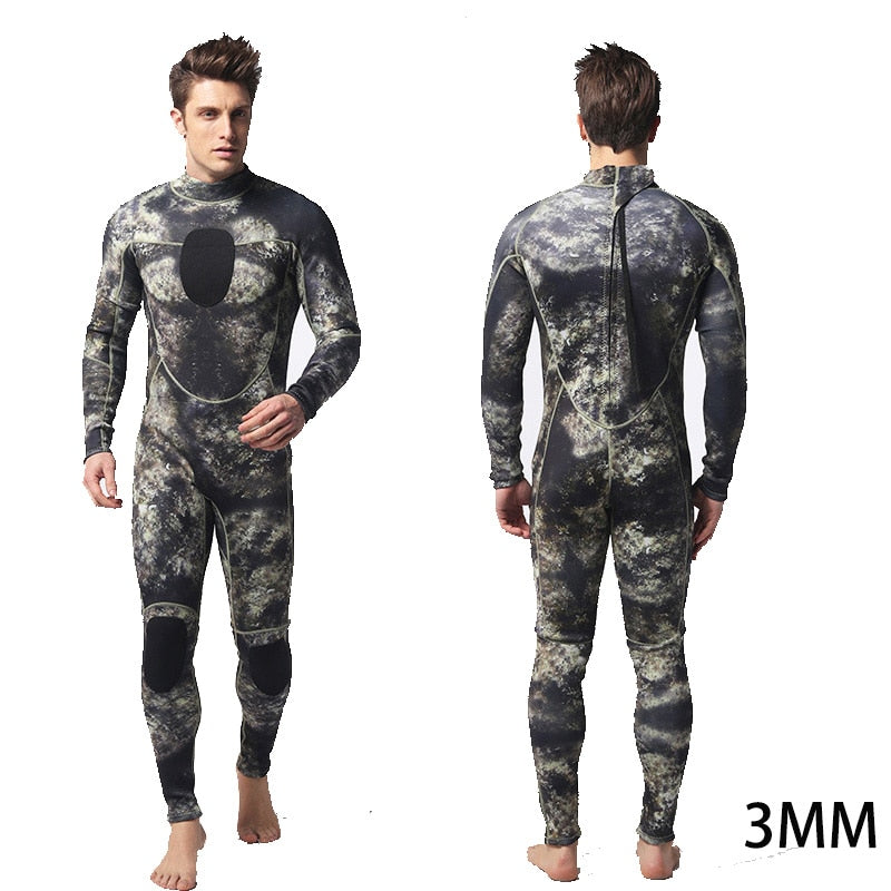 Mens Spearfishing 3mm Camoflage Wetsuit in various colours
