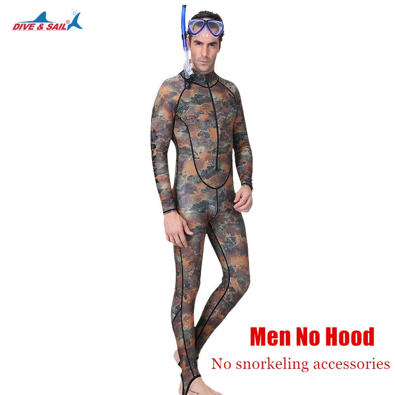 Camouflage Rash Guard Suit
