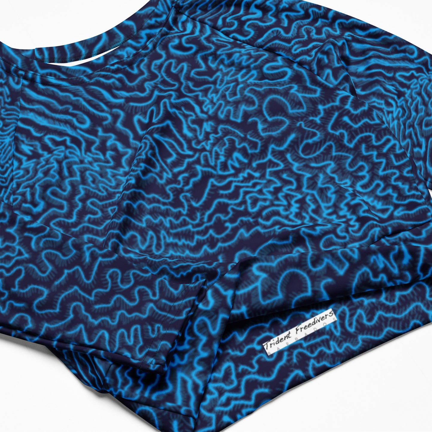 Coralie Recycled Materials Crop Rash Guard