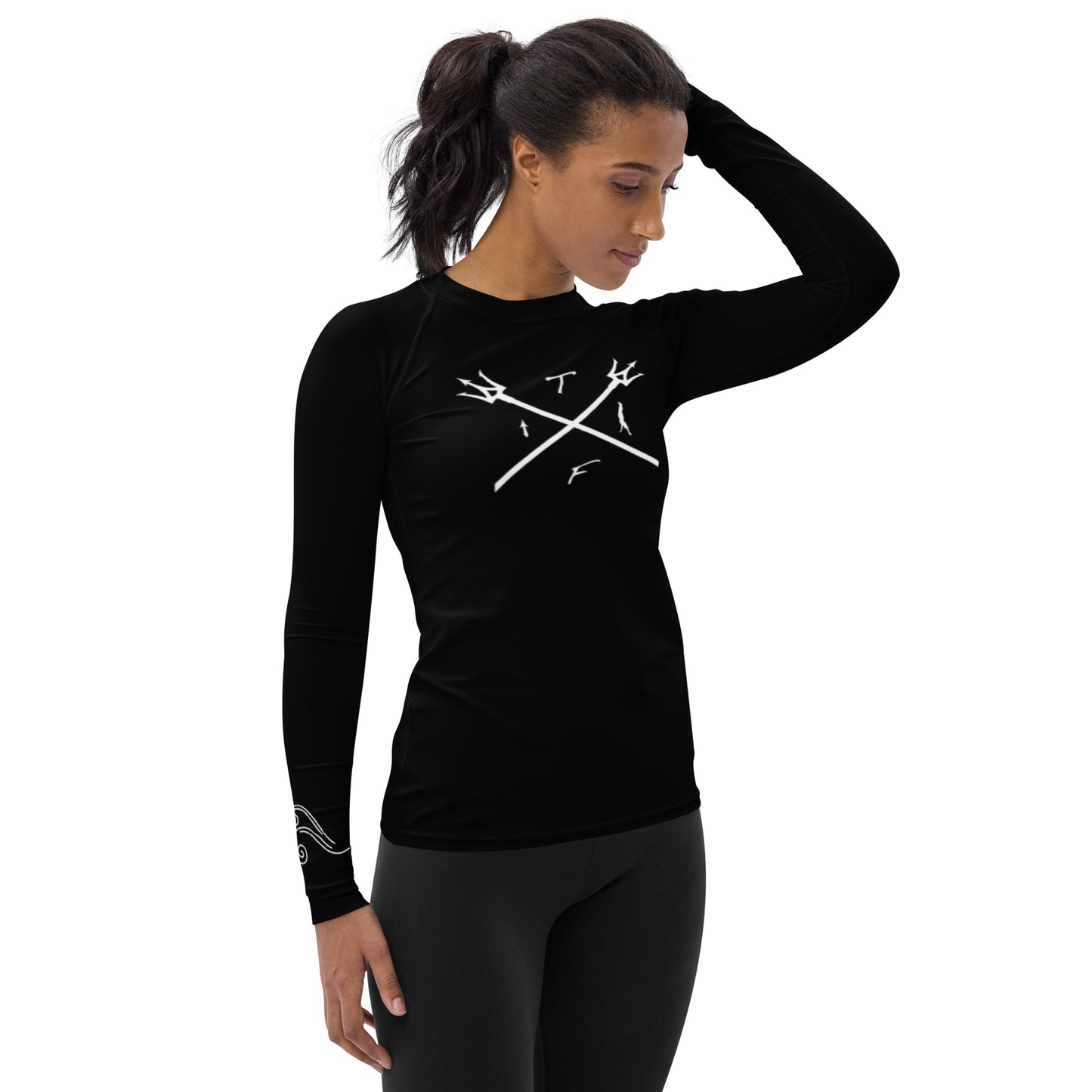Cross Tridents Women's Rash Guard