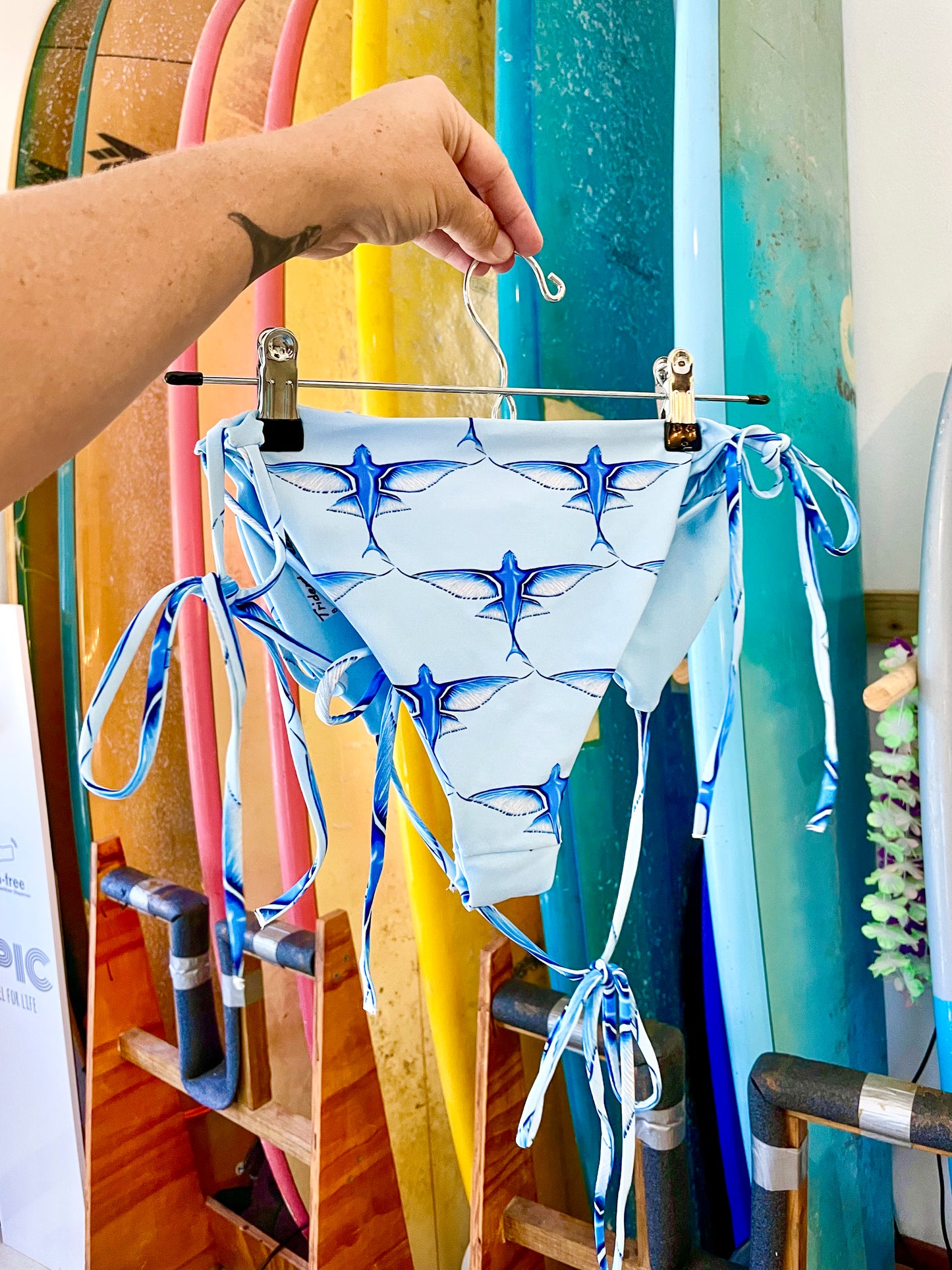 Flying Fish recycled string bikini bottom