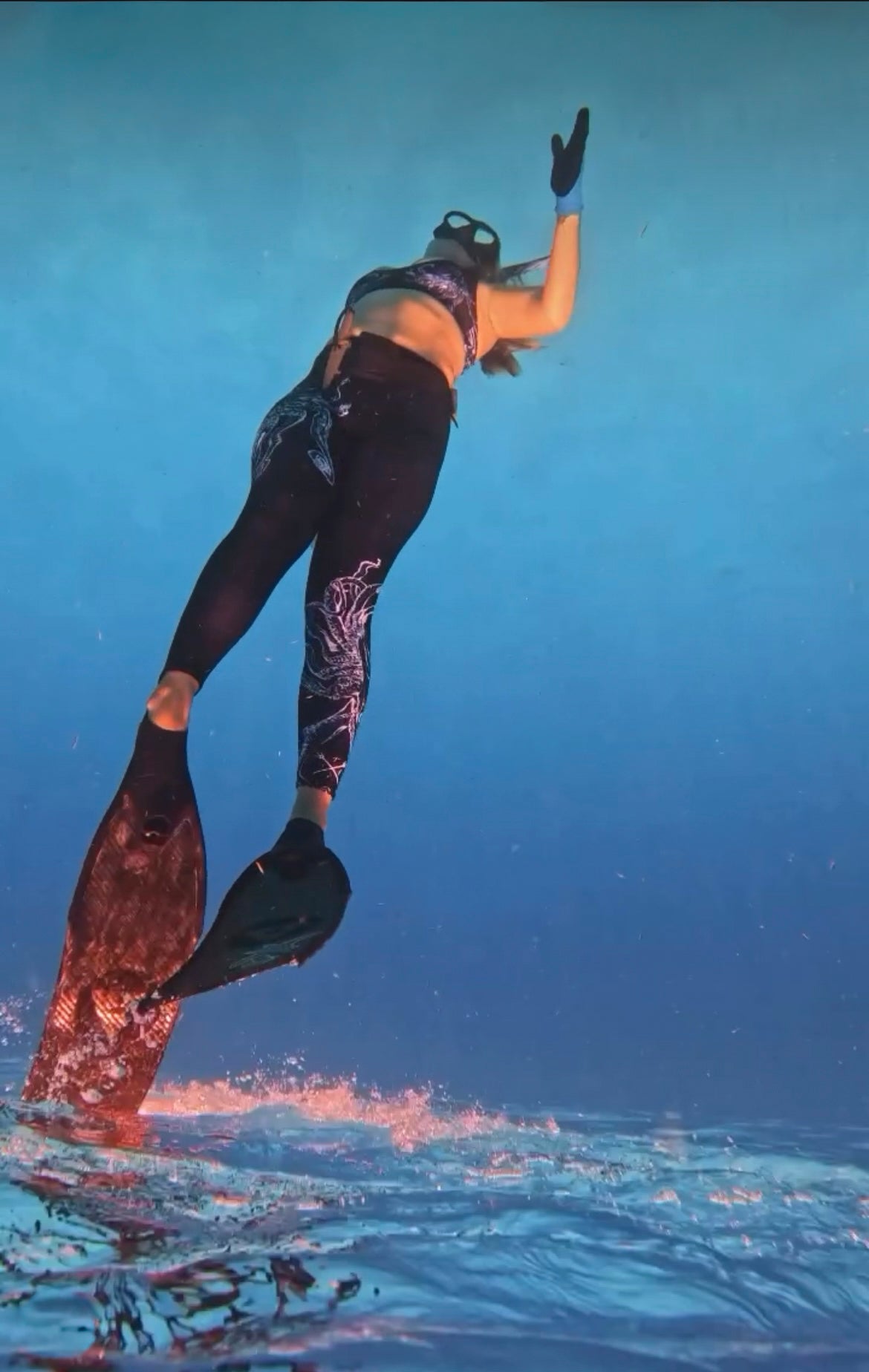 Sea Cat Leggings with pockets (Octopus) – TridentFreediversApparel