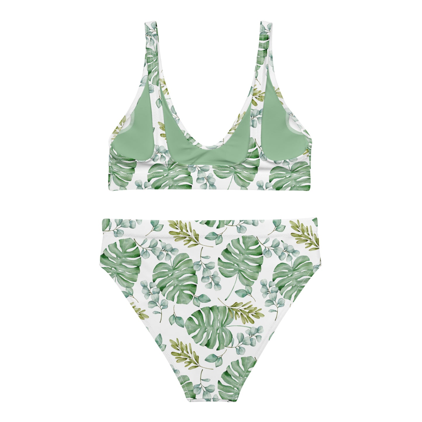 Monstera Sport Bikini in Recycled materials