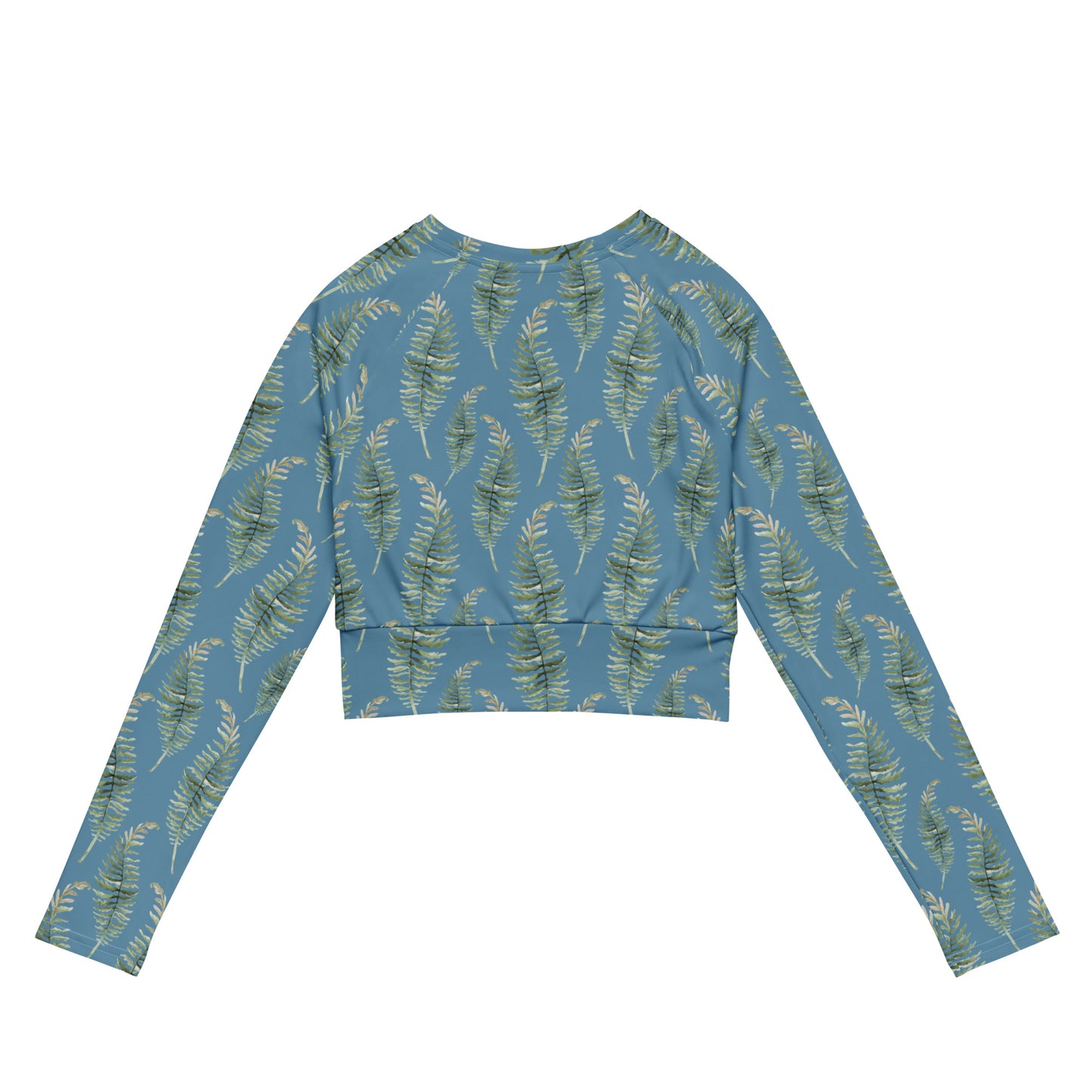 Fern crop rash guard - in recycled materials!