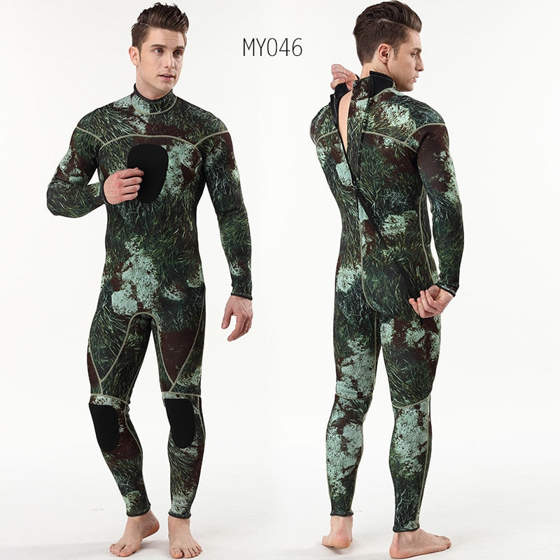 Mens Spearfishing 3mm Camoflage Wetsuit in various colours