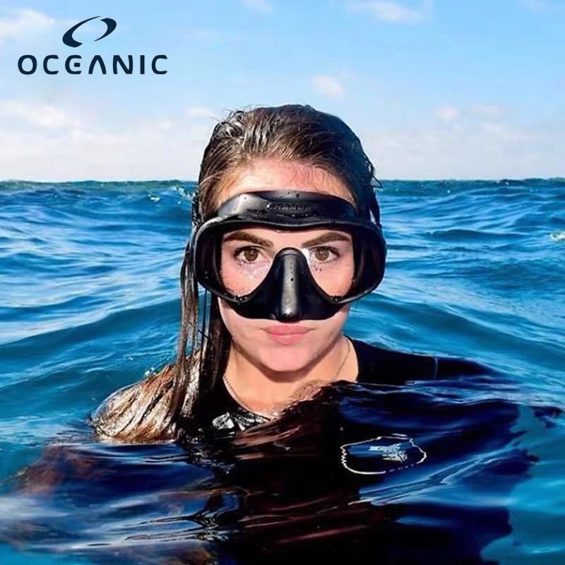 Oceanic Mini Shadow Diving Mask - Low Profile with Soft Silicone Skirt