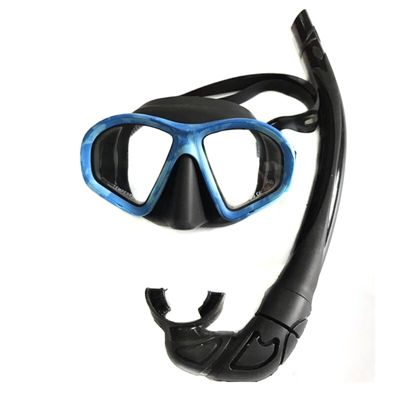 Freediving Mask And Soft Snorkel Set